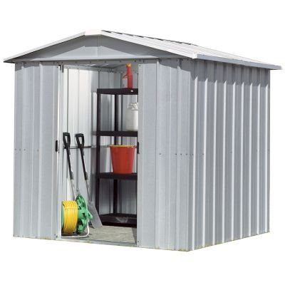 Yardmaster Zinc Deluxe 68ZGEY Metal Shed 1.86 x 2.26m