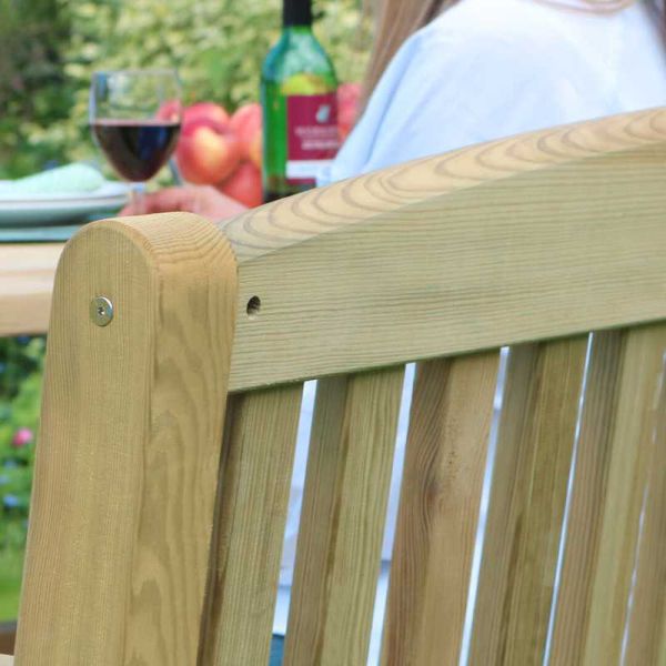 Zest Emily Table and 2 Bench Set
