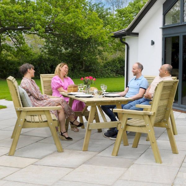 Zest Freya 6-Seater Dining Set