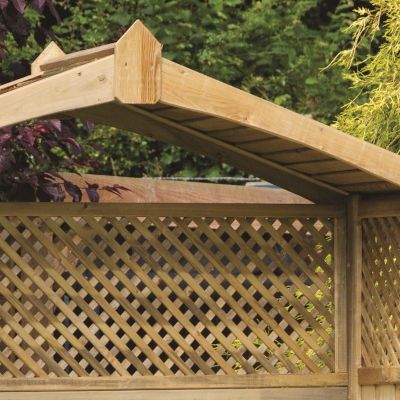 Zest Hampshire Arbour with Storage Box