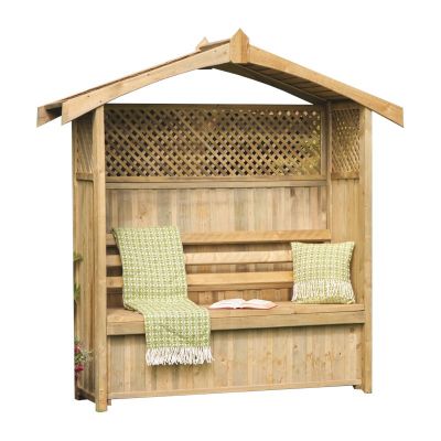 Zest Hampshire Arbour with Storage Box