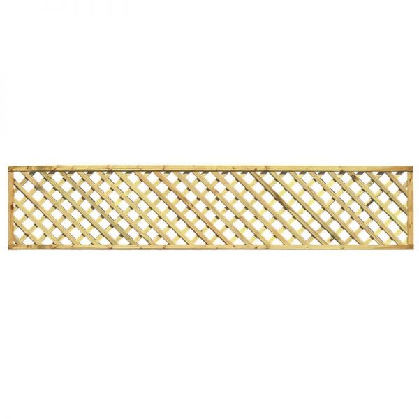 Zest Hillside Diamond Trellis 1ft x 6ft - 3 Pack