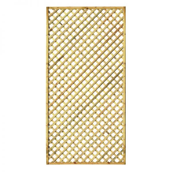 Zest Hillside Diamond Trellis 3ft x 6ft - 3 Pack