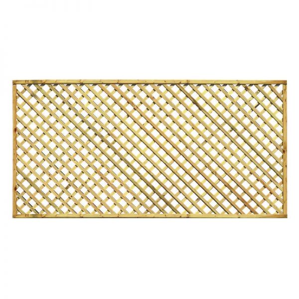 Zest Hillside Diamond Trellis 3ft x 6ft - 3 Pack