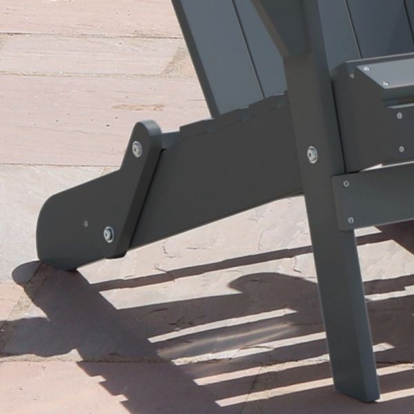 Zest Jasmine Folding Chair Dark Grey