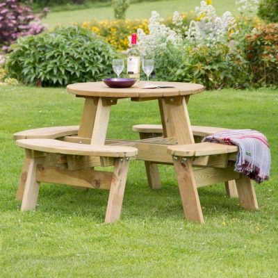 Zest Katie Round Picnic Table