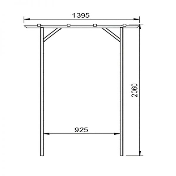 Zest Essentials Luna Garden Arch