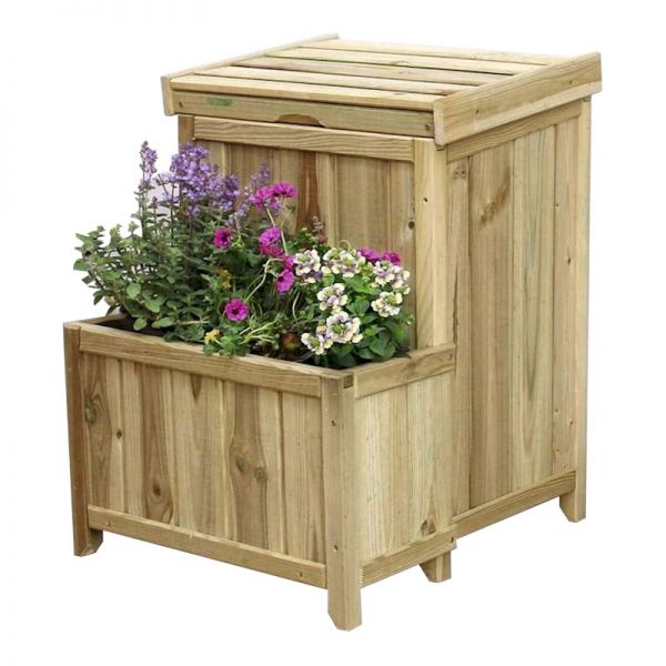 Zest Parcel Store With Planter