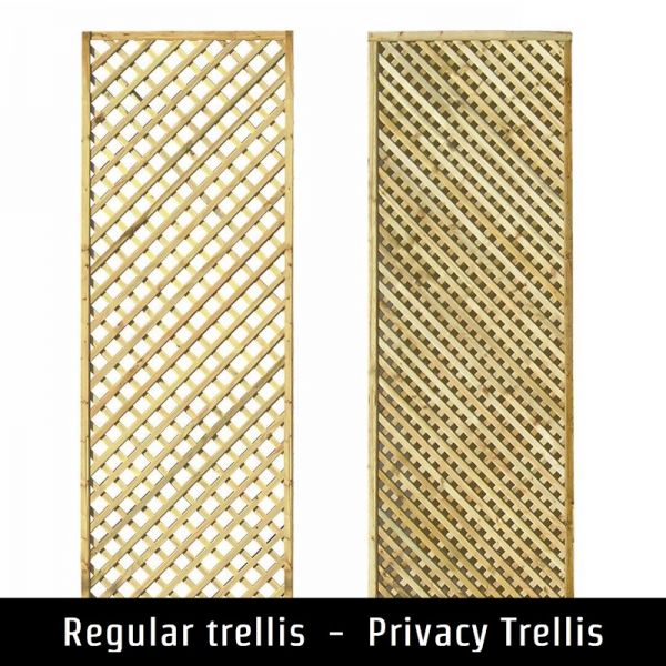 Zest Privacy Diamond Trellis 1ft x 6ft - 3 Pack