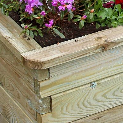 Zest Sleeper Raised Bed - Narrow - 45cm High