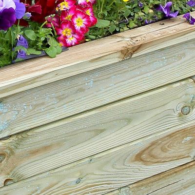 Zest Sleeper Raised Bed - Narrow - 45cm High