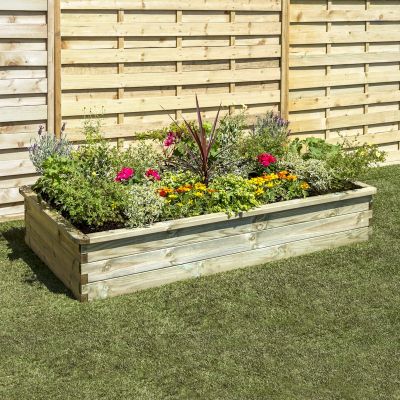 Zest Sleeper Raised Bed - Wide - 30cm High