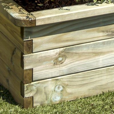 Zest Sleeper Raised Bed - Wide - 30cm High