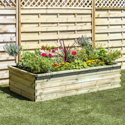 Zest Sleeper Raised Bed - Wide - 45cm High