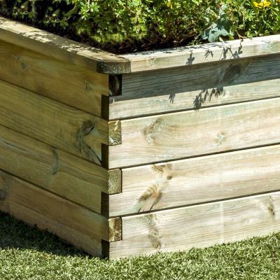 Zest Sleeper Raised Bed - Wide - 45cm High