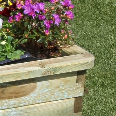 Zest Sleeper Raised Bed - Square - 45cm High