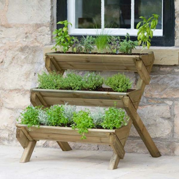 Zest Stepped Herb Planter