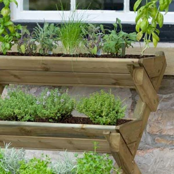 Zest Stepped Herb Planter