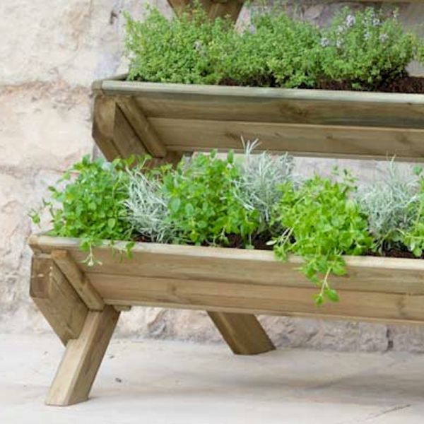 Zest Stepped Herb Planter