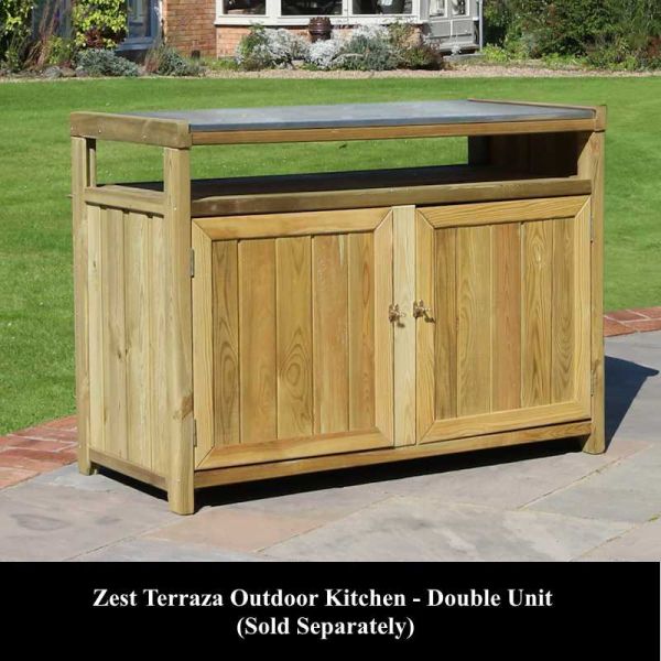 Zest Terraza Double Unit Cover