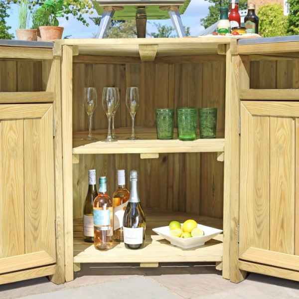 Zest Terraza Outdoor Kitchen - Corner Unit