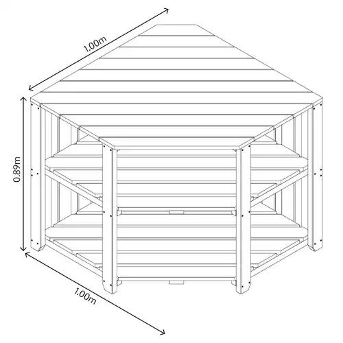 Zest Terraza Outdoor Kitchen - Corner Unit