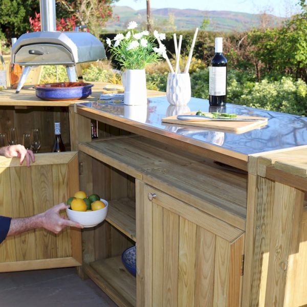 Zest Terraza Outdoor Kitchen - Double Unit